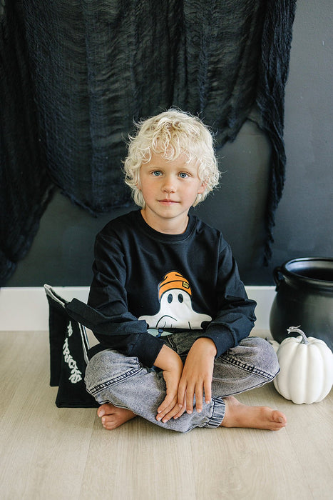 Olive + Scout Boo Crew Long Sleeve