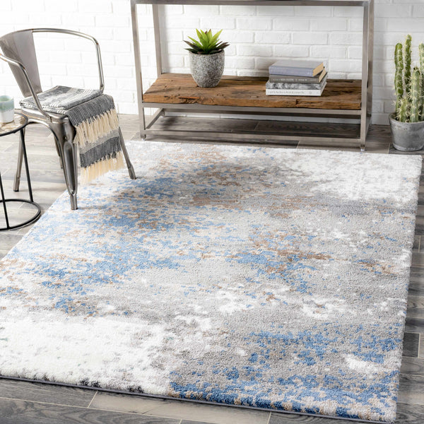 Hauteloom Bramley Blue Hues Plush Rug