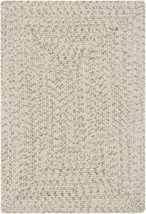 Hauteloom Beige Braided Faux Jute Rug