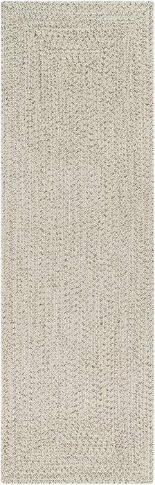 Hauteloom Beige Braided Faux Jute Rug