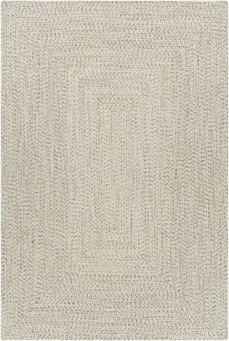 Hauteloom Beige Braided Faux Jute Rug