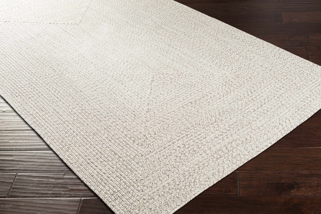 Hauteloom Beige Braided Faux Jute Rug