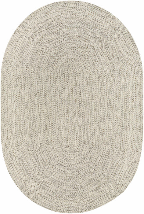 Hauteloom Beige Braided Faux Jute Rug