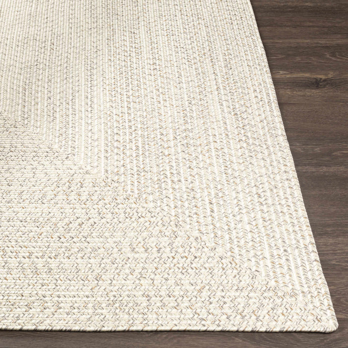 Hauteloom Beige Braided Faux Jute Rug