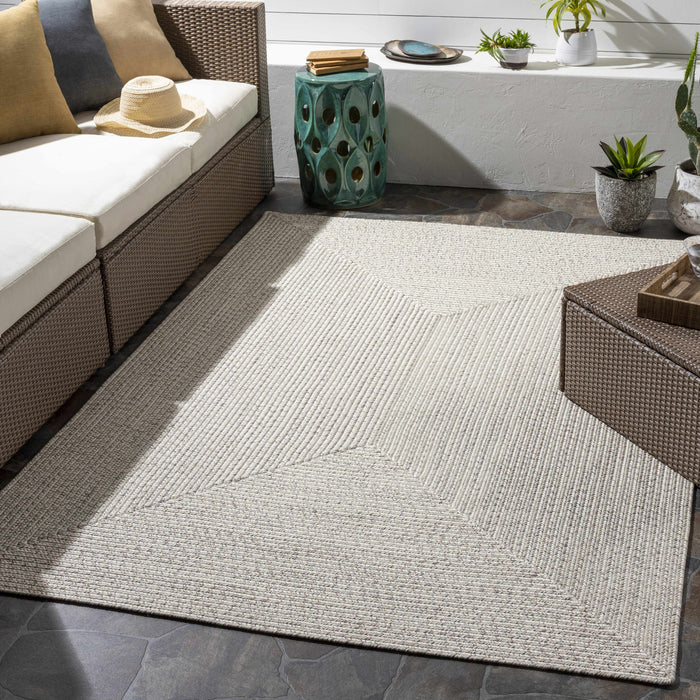 Hauteloom Beige Braided Faux Jute Rug