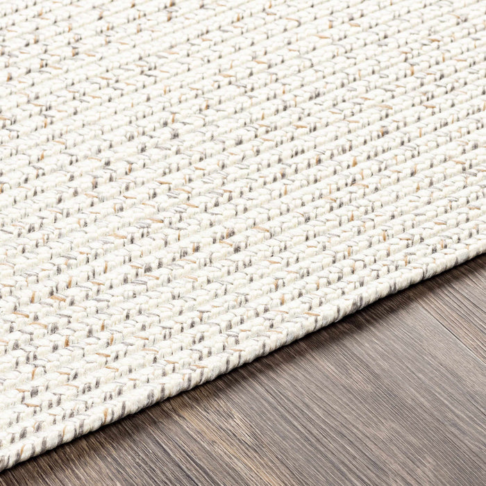 Hauteloom Beige Braided Faux Jute Rug