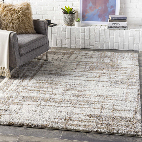 Hauteloom Broulee Abstract Striped Plush Rug