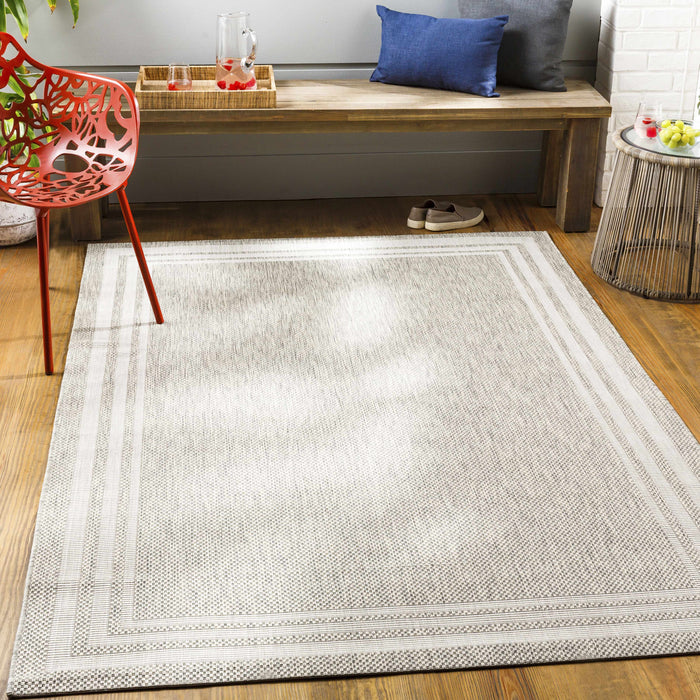 Hauteloom Burradoo Bordered Beige Rug