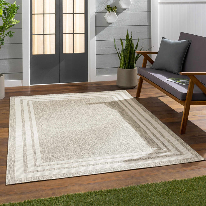 Hauteloom Burradoo Bordered Beige Rug