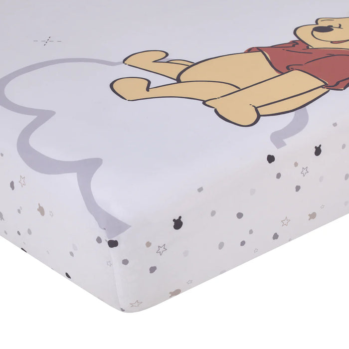 Disney Winnie The Pooh "Little Dreamer" Nursery Photo Op Fitted Crib Sheet