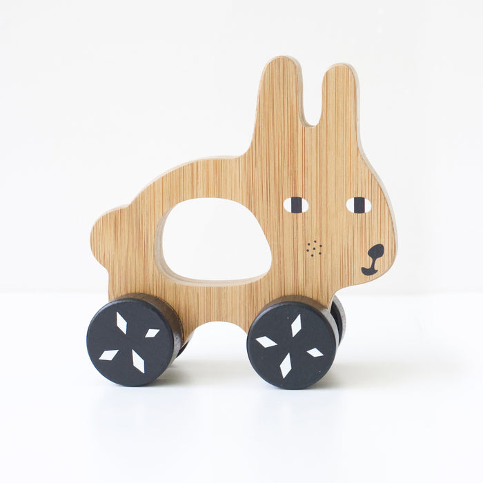 Wee Gallery Bunny Push Toy