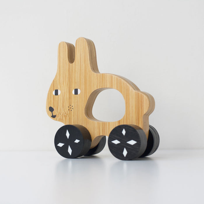 Wee Gallery Bunny Push Toy