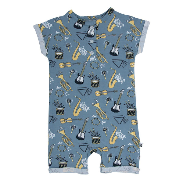 Sweet Bamboo Button Romper