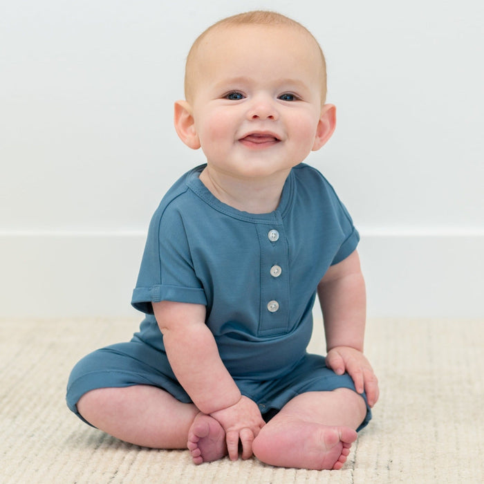 Sweet Bamboo Button Romper