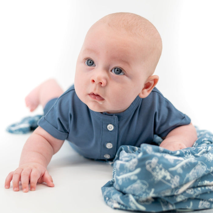 Sweet Bamboo Button Romper