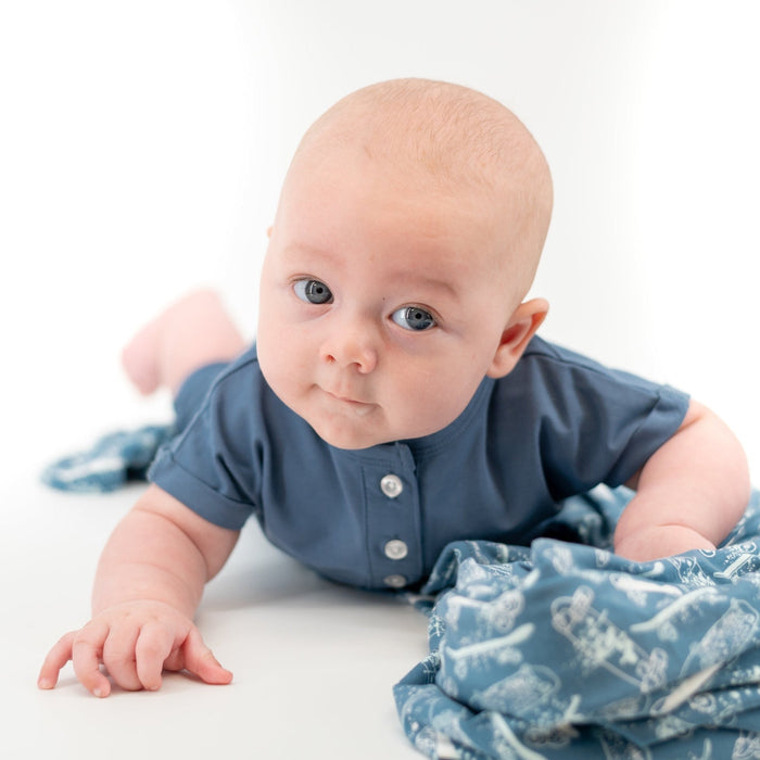 Sweet Bamboo Button Romper