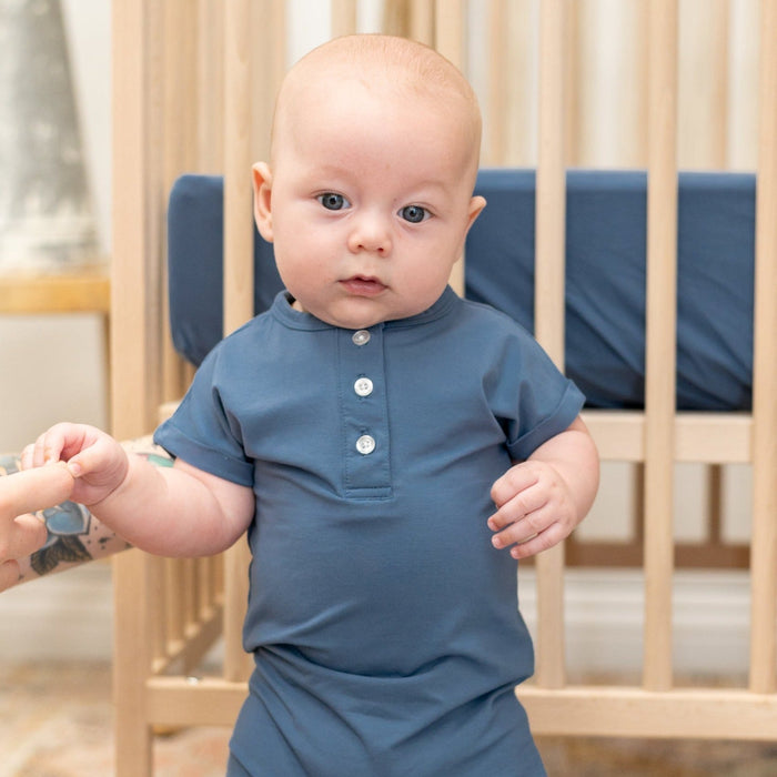 Sweet Bamboo Button Romper