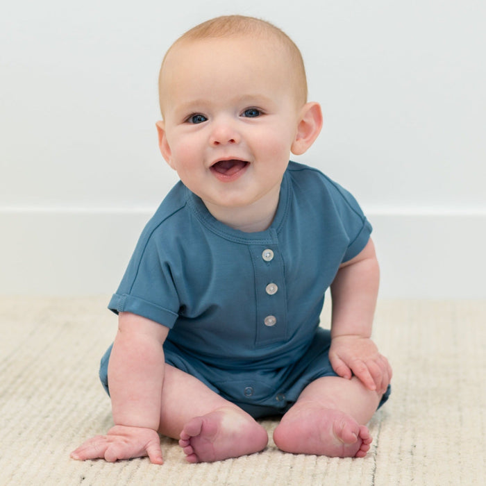 Sweet Bamboo Button Romper