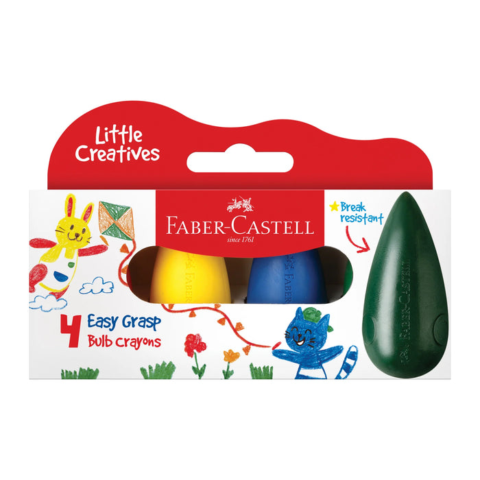 Faber-Castell 4 Count Little Creatives Easy Grasp Crayons