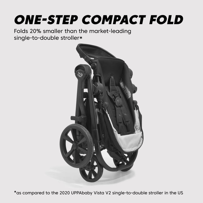 Baby Jogger City Select 2 Single-to-Double Modular Stroller, Harbor Grey