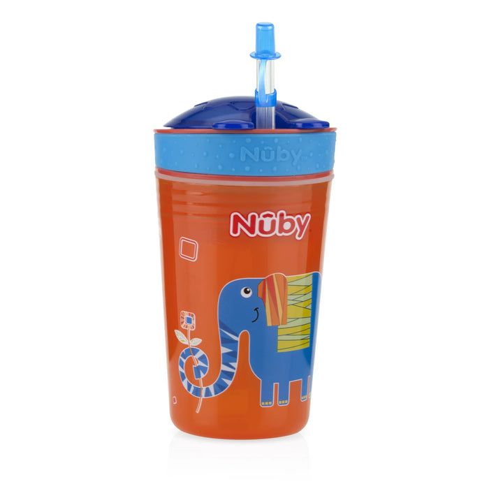 Nuby Printed Snack n' Sip - Cup, 9oz Liquid