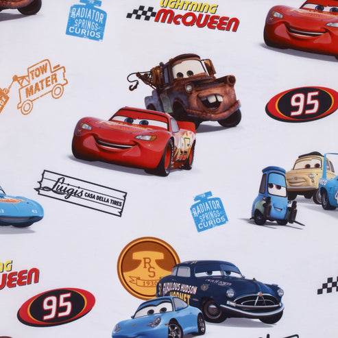 Disney Cars Radiator Springs Lightning McQueen and Tow-Mater Preschool Nap Pad Sheet
