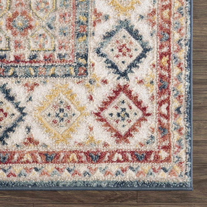 Hauteloom Brend Rust Medallion Area Rug