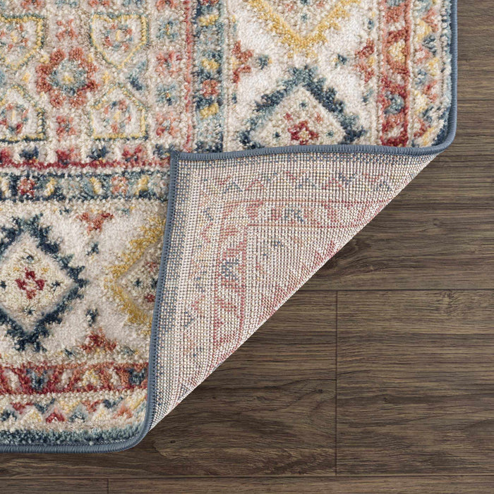 Hauteloom Brend Rust Medallion Area Rug