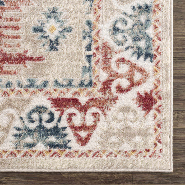 Hauteloom Bindi Blue & Rose Area Rug