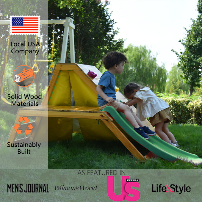Avenlur Palm - 5-in-1 Outdoor and Indoor Playground Playset