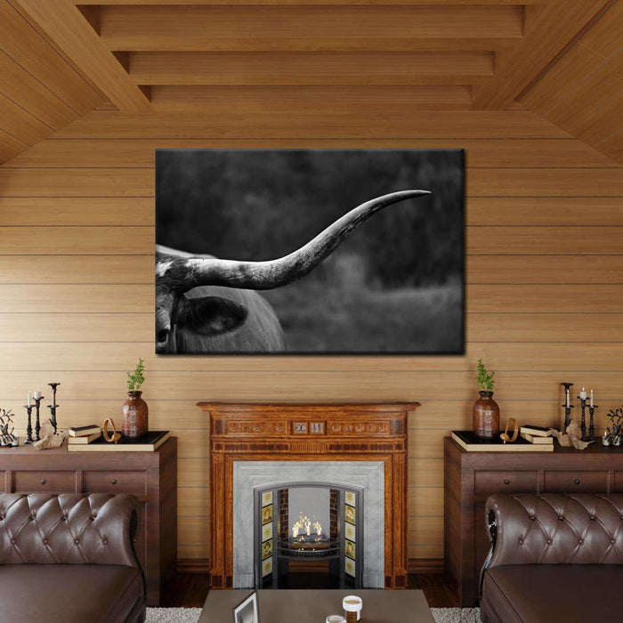 ElephantStock Texas Longhorn Cattle Wall Art