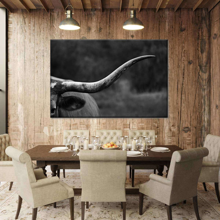 ElephantStock Texas Longhorn Cattle Wall Art