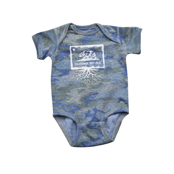 WYR California Flag Lil' Roots Onesie