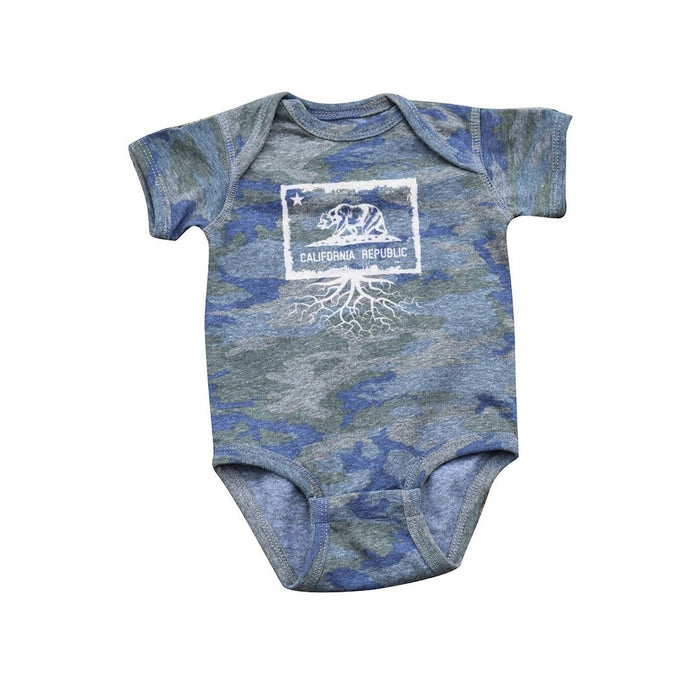 WYR California Flag Lil' Roots Onesie