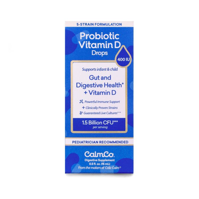 CalmCo Probiotic + Vitamin D Drops