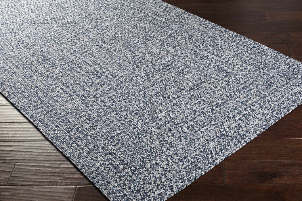 Hauteloom Blue Braided Faux Jute Rug