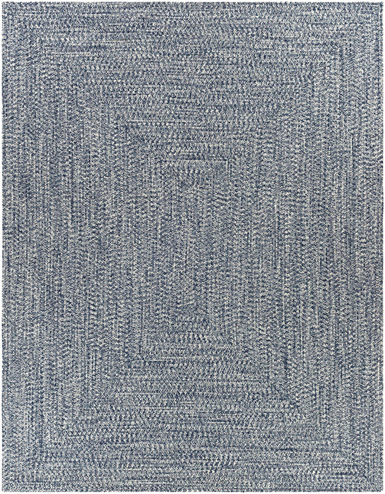 Hauteloom Blue Braided Faux Jute Rug