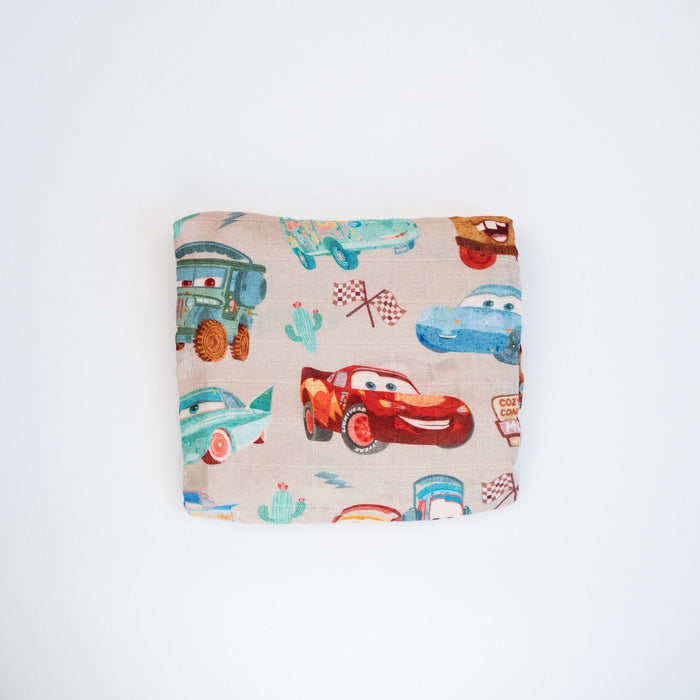 Ellie Sue Cars Muslin Blanket