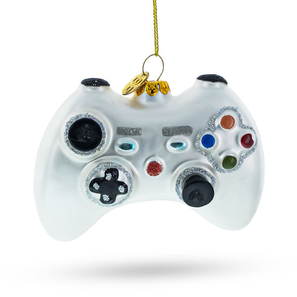 BestPysanky Video Game Controller Blown Glass Christmas Ornament