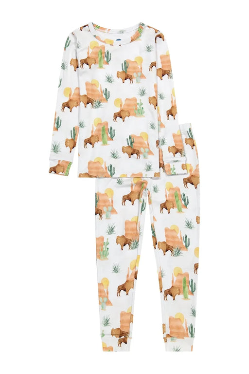 Bird & Bean Pajama Set - Bison