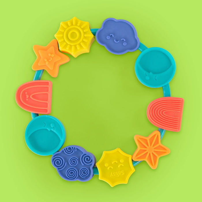 Sassy Celestial Chew Silicone ring Teether
