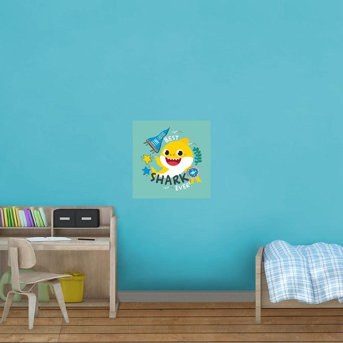 Fathead Baby Shark: Best Shark Poster - Officially Licensed Nickelodeon Removable Adhesive Decal