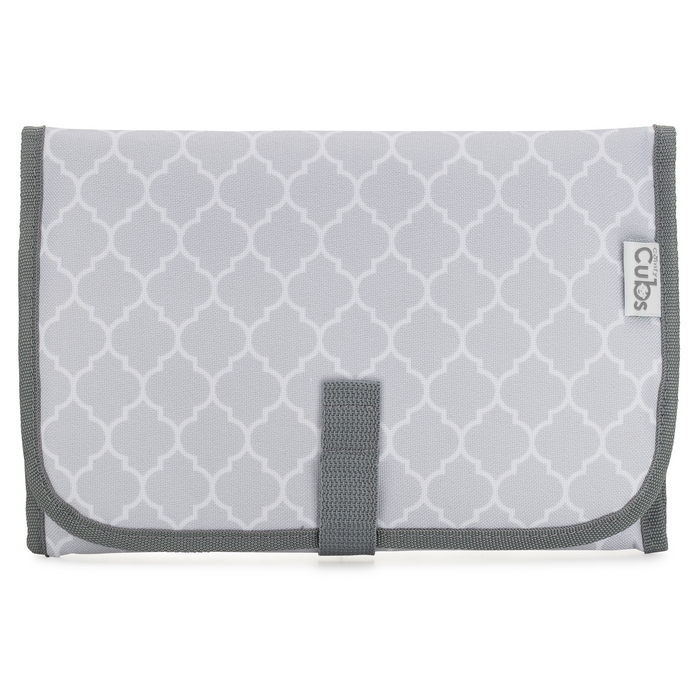 Comfy Cubs Compact Changing Pad - Grey Pattern