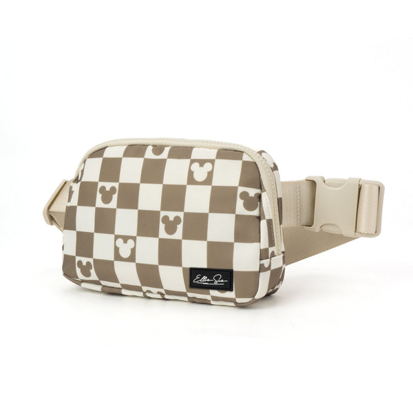 Ellie Sue Checkered Mouse Belt Bag