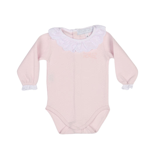 Bebe Sweeny CHELY | Girls Rose Blush Cotton Bodysuit