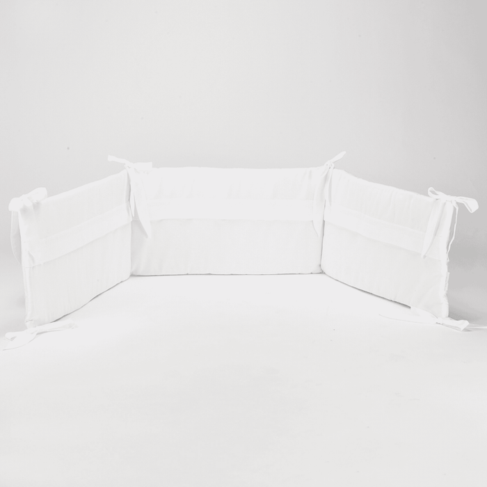 Bebe Sweeny CHELY | Baby White Cotton Bed Bumper