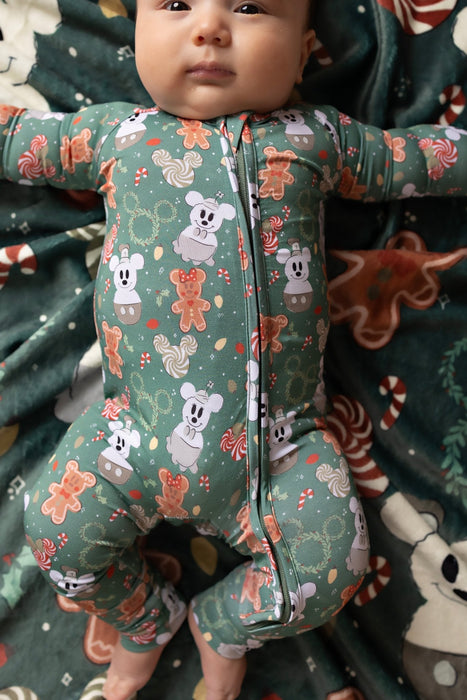 Ellie Sue Christmas Magic Zipper Romper