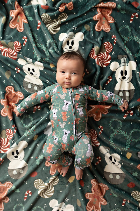 Ellie Sue Christmas Magic Zipper Romper