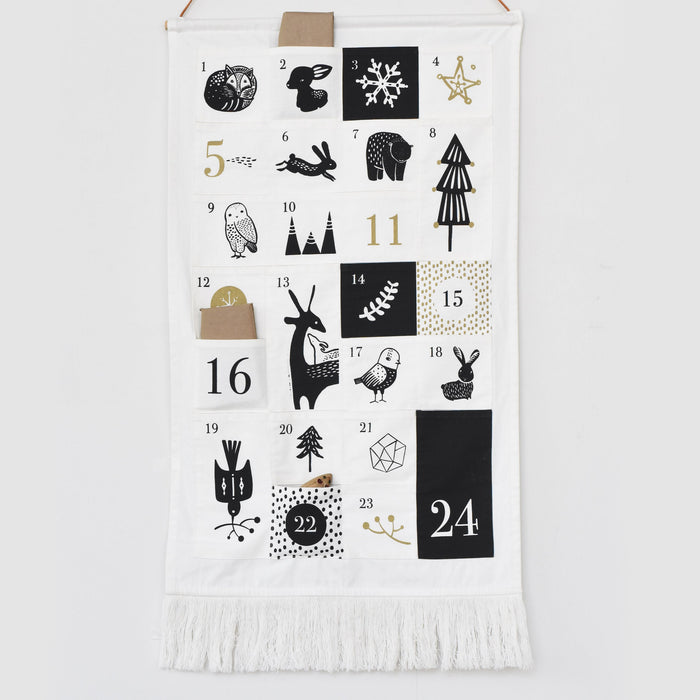 Wee Gallery 24 Pocket Advent Calendar - Winter Animals