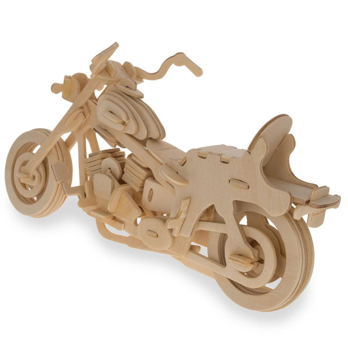 BestPysanky Motorcycle Model Kit Wooden 3D Puzzle